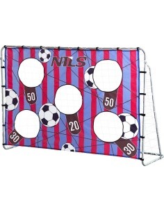 NILS NT7788 2in1 futbolo vartai su tinklu ir taikinio skydeliu