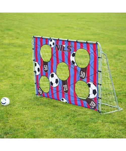 NILS NT7788 2in1 futbolo vartai su tinklu ir taikinio skydeliu