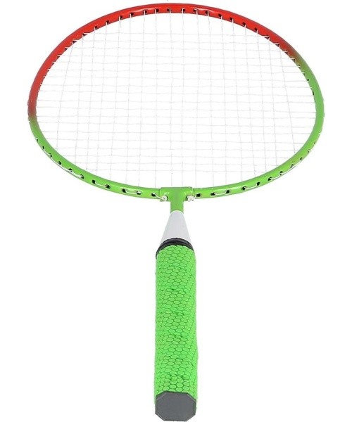 NRZ051 STEEL / BADMINTON SET 2 ROCKETS + SHUTTLECOCKS + BALLS JUNIOR NILS