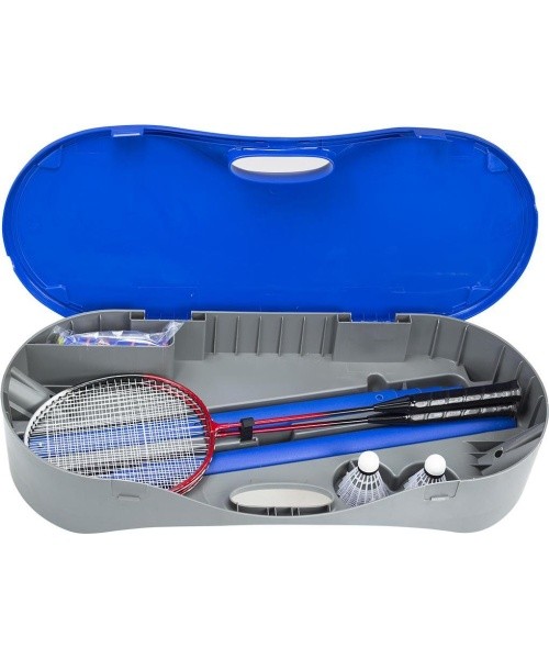 ZSB2 SET 2in1 BADMINTON NET + TENNIS + 2 ROCKETS + 3 SHUTTLECOCKS + SUITCASE NILS