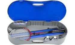 ZSB2 SET 2in1 BADMINTON NET + TENNIS + 2 ROCKETS + 3 SHUTTLECOCKS + SUITCASE NILS