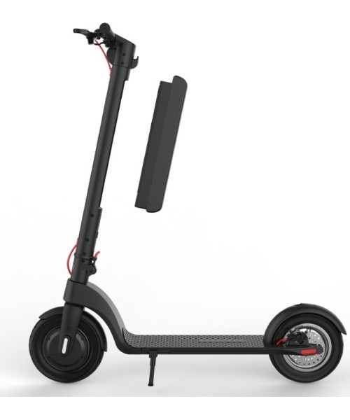 Elektrinis paspirtukas Beaster Scooter BS801B, 700 W, 36 V, 10 Ah, 25,4 cm ratai, juodas