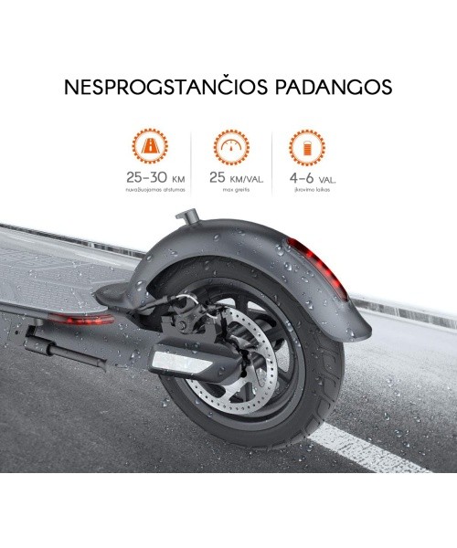 Elektrinis paspirtukas Beaster Scooter BS05W 350 W, 36 V, 8 Ah, baltas