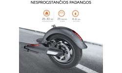Elektrinis paspirtukas Beaster Scooter BS05W 350 W, 36 V, 8 Ah, baltas
