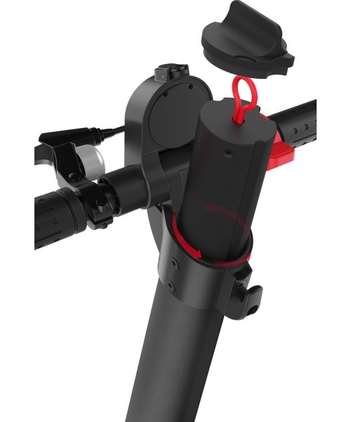 Elektrinis paspirtukas Beaster Scooter BS701B, 700 W, 36 V, 6,4 Ah, 25 cm ratai, juodas