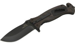 Folding knife BLACK BLADE with safety lock 21,7cm