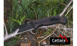 Folding knife BLACK BLADE with safety lock 21,7cm