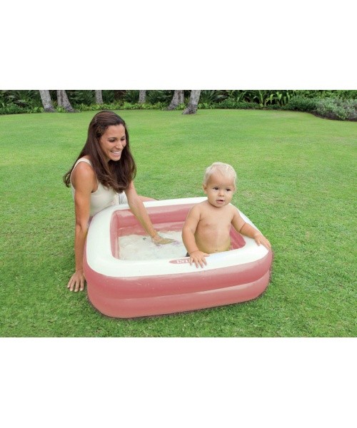 Inflatable children's wading pool 57100 Light Pink - INTEX
