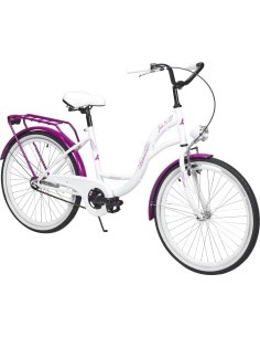 AZIMUT Julie 24" 2025 bicycle, white-violet