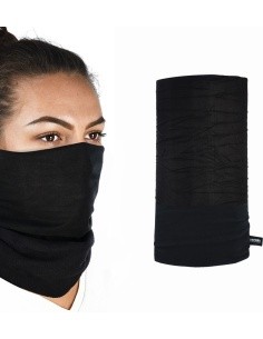 Universal Multi-Functional Neck Warmer Oxford Snug - Black