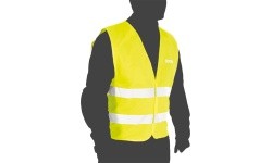 Reflective Vest Oxford Bright Packaway - Fluorescent Yellow