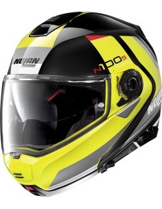 Motorcycle Helmet Nolan N100-5 Hilltop N-Com P/J - Glossy Black
