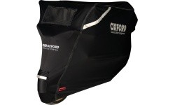 Outdoor Motorcycle Cover Oxford Protex Stretch w/ Climate Membrane M Black