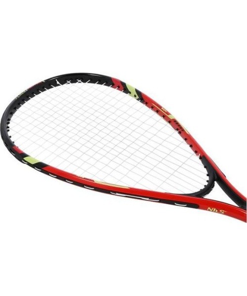 Greitojo badmintono rinkinys Nils NRS001, raudonas, 2 raketės, badmintono plunksniukai, dėklas