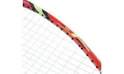 Greitojo badmintono rinkinys Nils NRS001, raudonas, 2 raketės, badmintono plunksniukai, dėklas