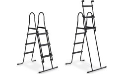 EXIT medinis baseinas 540x250 cm su smėlio filtro siurbliu – rudas