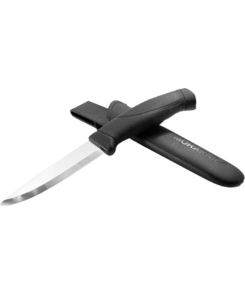 Peilis Morakniv Companion Heavy Duty, nerūdijantis plienas, juodas