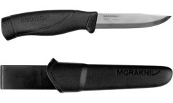 Peilis Morakniv Companion Heavy Duty, nerūdijantis plienas, juodas