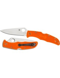 Folding Knife Spyderco C10FPOR Endura 4, Flat Ground, Orange