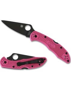 Sulankstomas peilis Spyderco C11FPPNS30VBK Delica Pink Heels