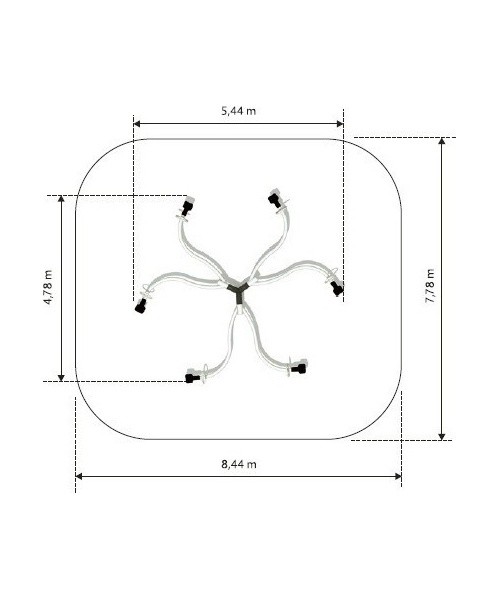 Sūpynės-svarstyklės Inter-Play Octopus