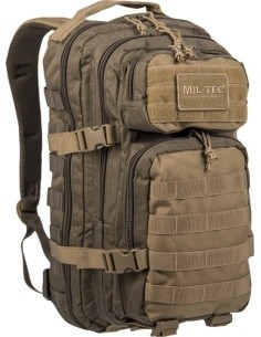 Kuprinė US Assault Small Mil-Tec, Ranger Green/Coyote, 20 l