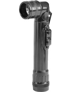 Mil-Tec US LED kampinis žibintuvėlis, mažas, juodas