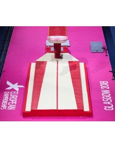 SET OF LANDING MATS FOR COMPETITION VAULTING - WITH TOP MAT - 15.60 m² - FIG Approved