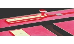 SET OF LANDING MATS FOR COMPETITION VAULTING - WITH TOP MAT - 15.60 m² - FIG Approved