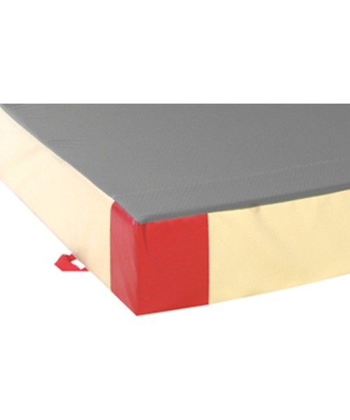 ADDITIONAL SAFETY MAT - SINGLE DENSITY - PVC AND JERSEY COVER - 300 x 200 x 30 cm