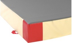 Papildomas apsauginis kilimėlis, vientiso tankio, PVC ir džersio užvalkalas, 300 x 200 x 30 cm