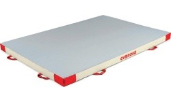 ADDITIONAL SAFETY MAT - SINGLE DENSITY - PVC AND JERSEY COVER - 200 x 140 x 10 cm