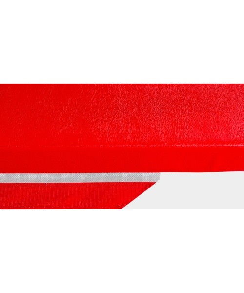 Gimnastikos kilimėlis, PVC užvalkalas, su sujungimo juostomis, be sustiprintų kampų, 200 x 100 x 4 cm
