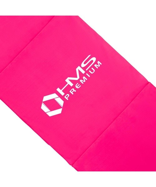 Sulankstomas gimnastikos kilimėlis HMS Premium MGS02 1800x600mm, rožinis