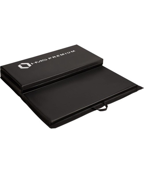 Gymnastic Foldable Mattress HMS Premium MGS01 2400x1200mm, Black