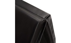 Gymnastic Foldable Mattress HMS Premium MGS01 2400x1200mm, Black