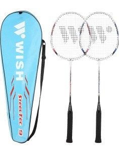 Badmintono raketių rinkinys Wish Steeltec 9K