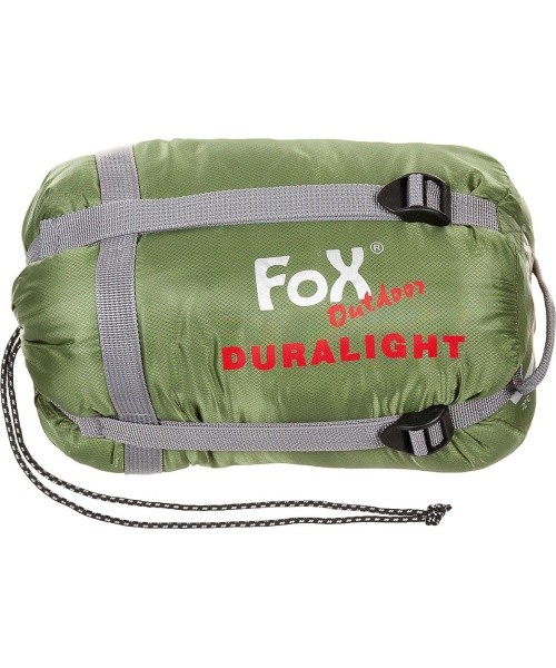 Miegmaišis FoxOutdoor Duralight, žalias-juodas