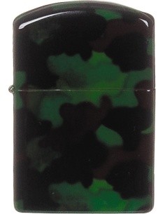 Windproof Lighter MFH - Woodland, Unfilled