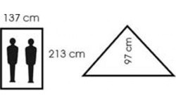 Tent MFH Minipack - Green, 2 persons