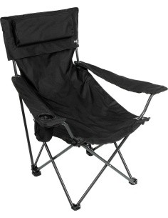 Sulankstoma kėdė FoxOutdoor Deluxe - juoda