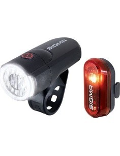 Apšvietimo komplektas Sigma AURA 30 + Curve K-Set battery (StVZO)