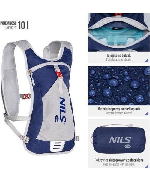 NC1708 BLUE RUNNING BACKPACK TRIPPER NILS CAMP