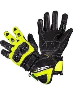 Motorcycle Gloves W-TEC Supreme EVO - Black / Green