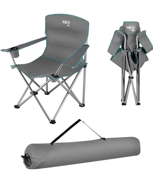 NC3079 GRAY-GREEN CAMPING CHAIR NILS CAMP