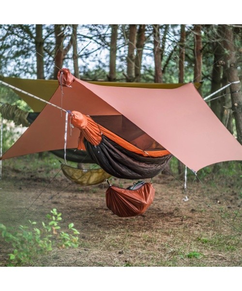 Lesovik HEKSA terra rosa hammock tarp