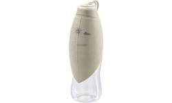 Silicone Bottle Hunter Letter 550ml, with a Bowl, Beige