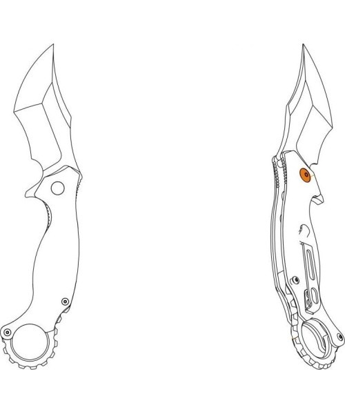 Peilis Ruike P881-B1