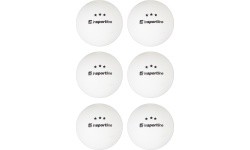 Table Tennis Balls inSPORTline Elisenda S3 – 6 Pcs. - White