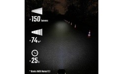 Priekinė lempa Sigma Buster 150 USB